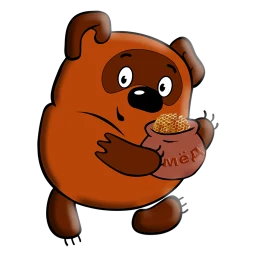 Мишка на прогулке